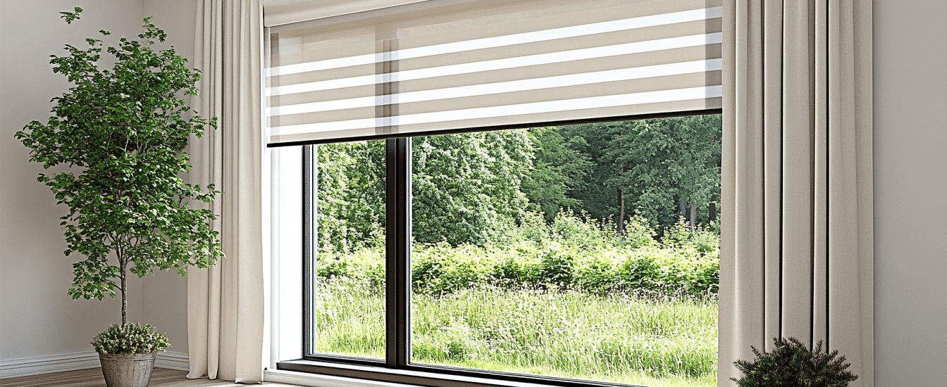 Blackout Zebra Blinds in Large Spaces