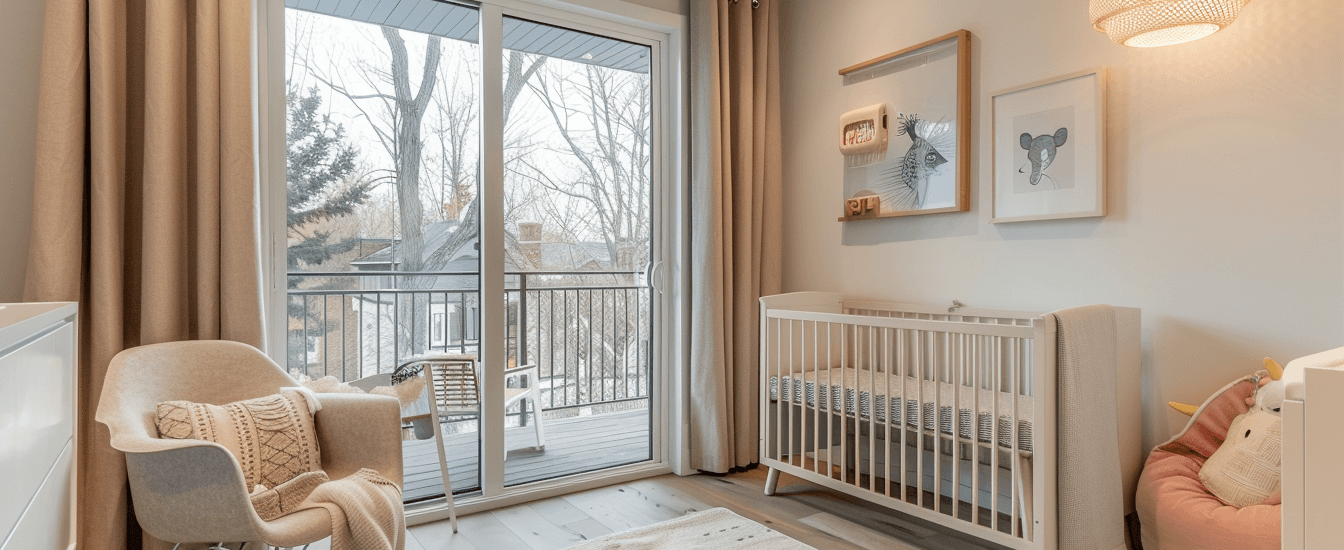 Blackout curtains to help sleep better in nurseries