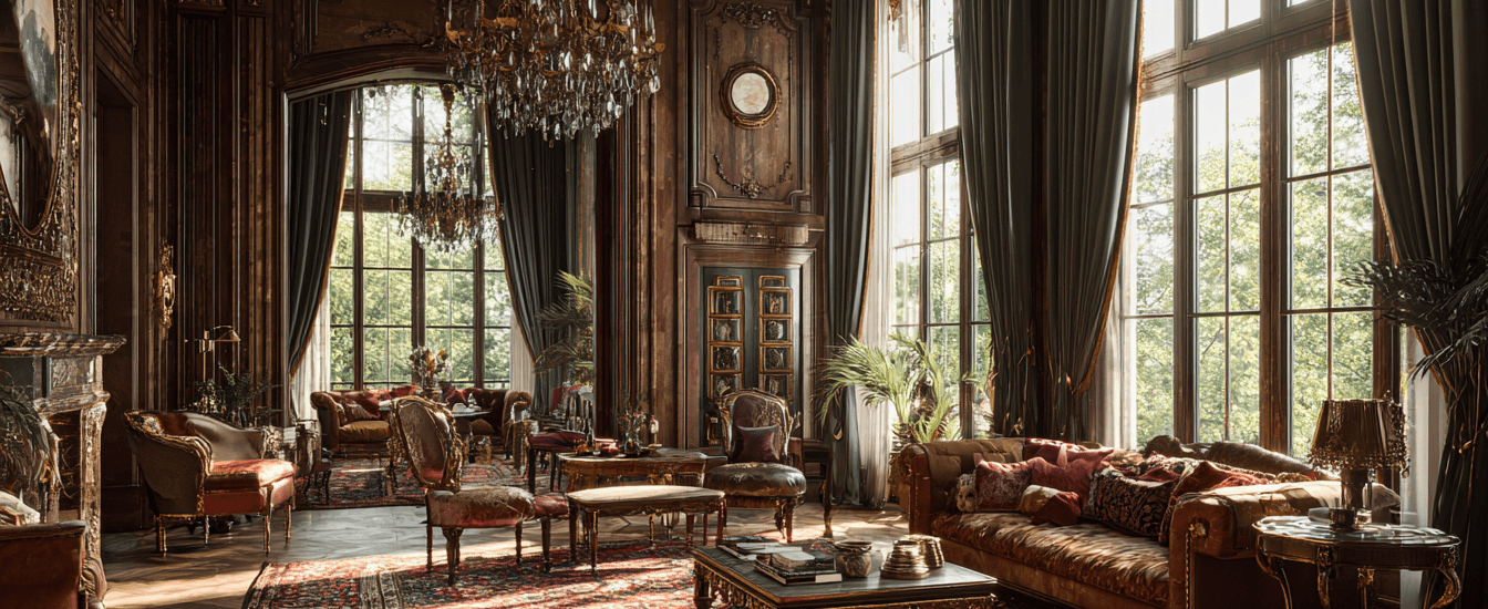 Drapes vs. Blinds in living room